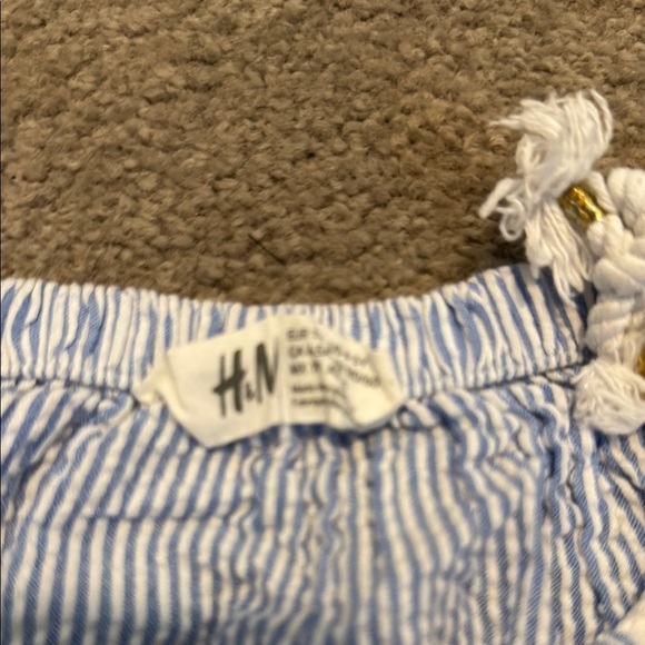H&M Blue and White Striped Girl’s Casual Dress - Picture 3 of 5
